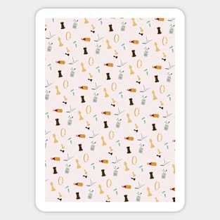 Queens Gambit Pattern Sticker